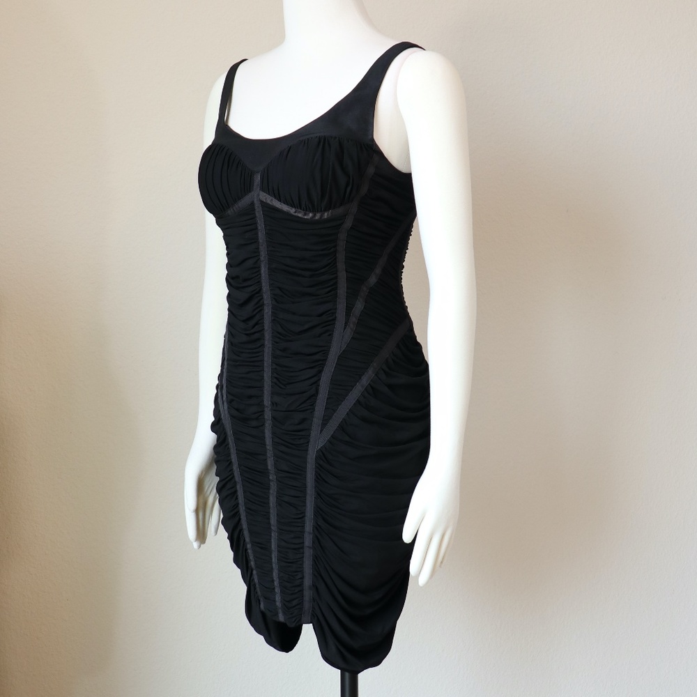 rag & bone black corseted cocktail dress - Picture 5 of 14